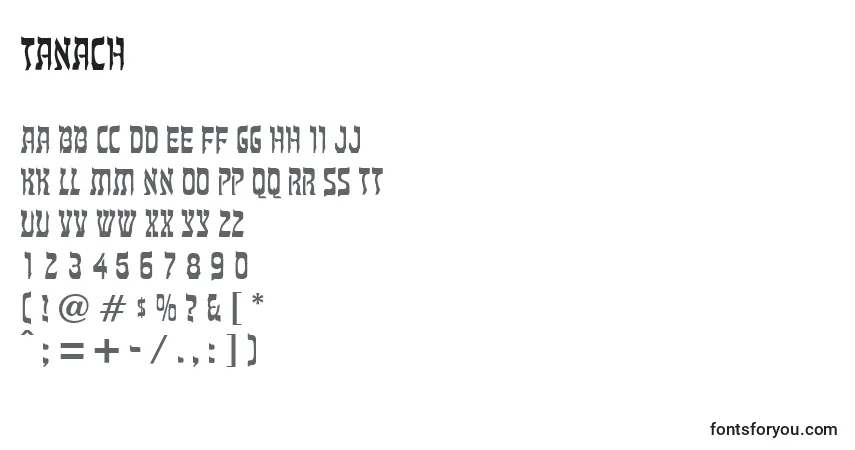 Fuente Tanach - alfabeto, números, caracteres especiales