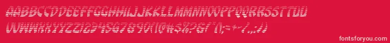 Eggrollgradital Font – Pink Fonts on Red Background