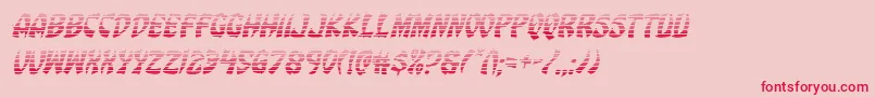 Eggrollgradital Font – Red Fonts on Pink Background