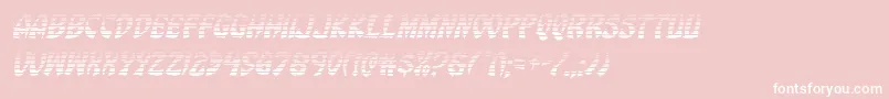 Eggrollgradital Font – White Fonts on Pink Background