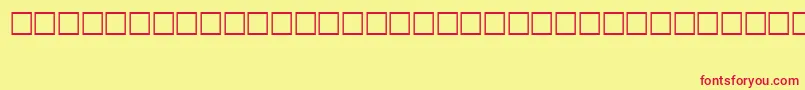 TraditionalArabicBackslantedBoldItalic Font – Red Fonts on Yellow Background