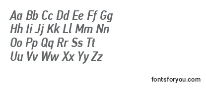 PfdintextcondproMediumitalic Font