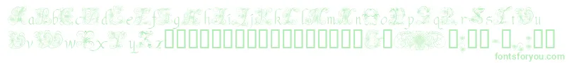 AndradeSwash Font – Green Fonts on White Background