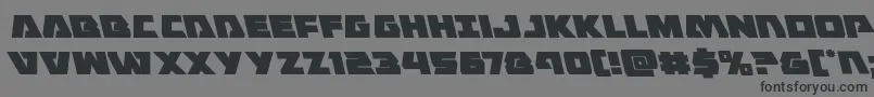 Eaglestrikeleft Font – Black Fonts on Gray Background