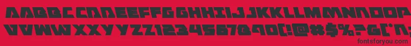 Eaglestrikeleft Font – Black Fonts on Red Background