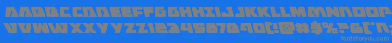 Подробнее о шрифте Eaglestrikeleft Шрифт Eaglestrikeleft – серые шрифты на синем фоне
