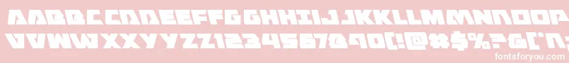 Eaglestrikeleft Font – White Fonts on Pink Background