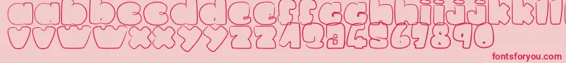 LaPetitePuce Font – Red Fonts on Pink Background