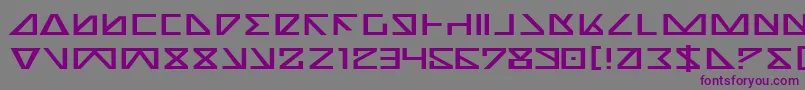 Nicke-fontti – violetit fontit harmaalla taustalla