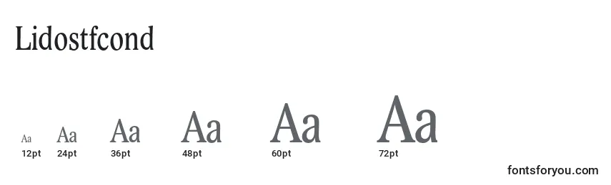 Lidostfcond Font Sizes