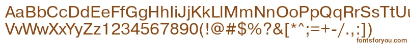 Pragmaticakoictt Font – Brown Fonts on White Background