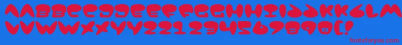Więcej informacji o czcionce Jack Czcionka Jack – czerwone czcionki na niebieskim tle