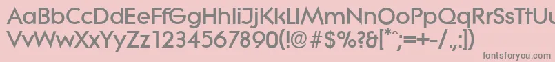Шрифт LiteraserialHeavyRegular – серые шрифты на розовом фоне