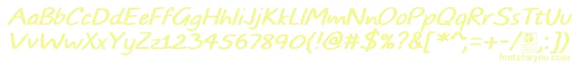 TypoComicsItalicDemo Font – Yellow Fonts