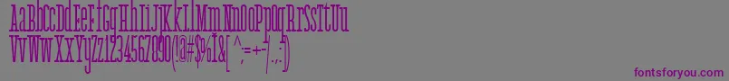 AgathaFont Font – Purple Fonts on Gray Background
