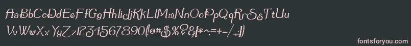 More about Summerto Font Summerto Font – Pink Fonts on Black Background