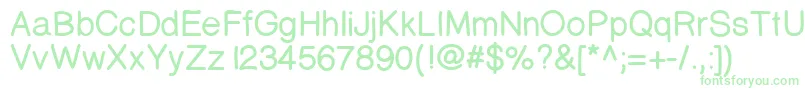 Prinsesstartabolddemo Font – Green Fonts on White Background