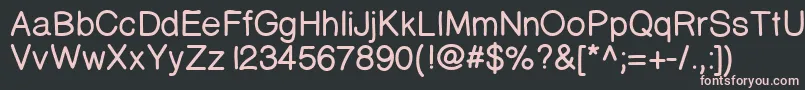 Prinsesstartabolddemo Font – Pink Fonts on Black Background