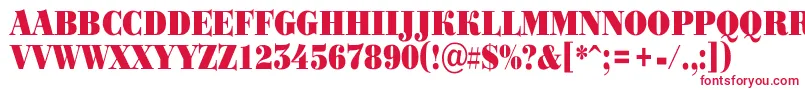 ABodoniortotitulnrBlack Font – Red Fonts