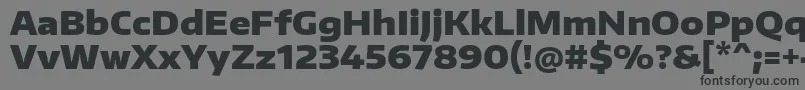 EncodesanswideBlack Font – Black Fonts on Gray Background