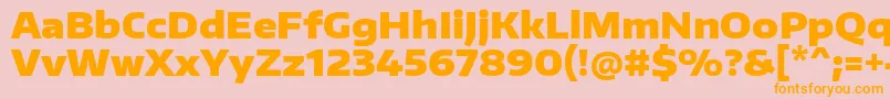 More about EncodesanswideBlack Font EncodesanswideBlack Font – Orange Fonts on Pink Background