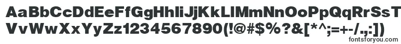 HelveticaBlackCyrillicBold-fontti – Insinöörifontit