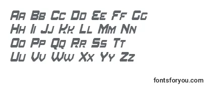 AmuroCondensedItalic Font