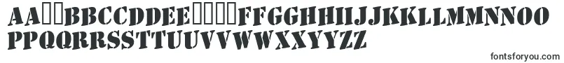 フォントAStamperupBold – マケドニア文字