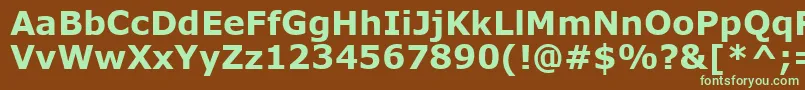 MsReferenceSansSerifРџРѕР»СѓР¶РёСЂРЅС‹Р№ Font – Green Fonts on Brown Background