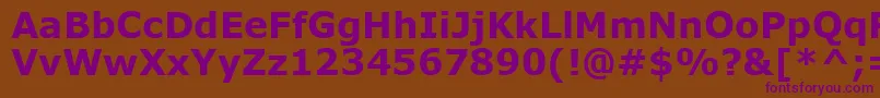 Fonte MsReferenceSansSerifРџРѕР»СѓР¶РёСЂРЅС‹Р№ – fontes roxas em um fundo marrom