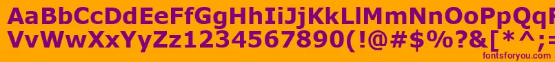 Шрифт MsReferenceSansSerifРџРѕР»СѓР¶РёСЂРЅС‹Р№ – фиолетовые шрифты на оранжевом фоне