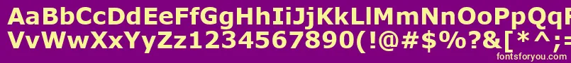 MsReferenceSansSerifРџРѕР»СѓР¶РёСЂРЅС‹Р№ Font – Yellow Fonts on Purple Background