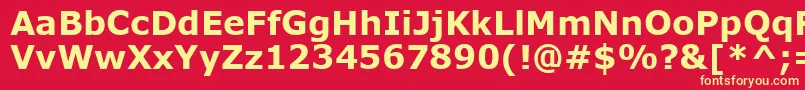 MsReferenceSansSerifРџРѕР»СѓР¶РёСЂРЅС‹Р№ Font – Yellow Fonts on Red Background