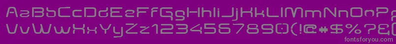 Więcej informacji o czcionce Aunchanted Expanded Bold Czcionka Aunchanted Expanded Bold – szare czcionki na fioletowym tle
