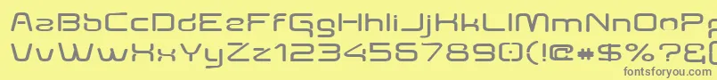 More about Aunchanted Expanded Bold Font Aunchanted Expanded Bold Font – Gray Fonts on Yellow Background