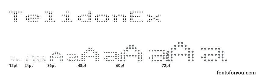 TelidonEx Font Sizes