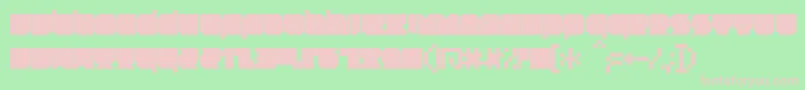 Rnstnt Font – Pink Fonts on Green Background