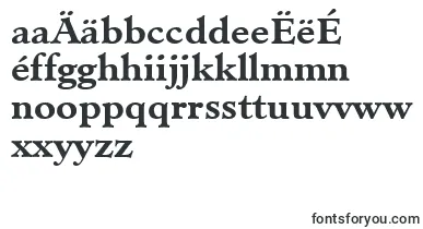 MinisterLtBold font – macedonian Fonts