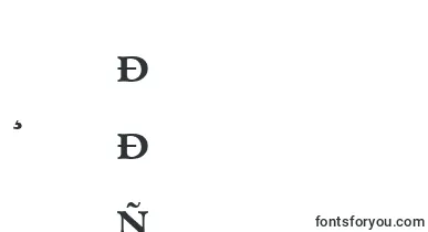 MinisterLtBold font – serbian Fonts
