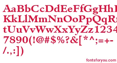 MinisterLtBold font – Red Fonts