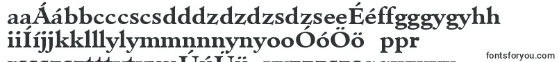 Шрифт MinisterLtBold – венгерские шрифты