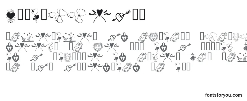 KrWithHeart Font