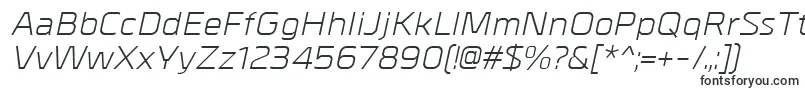 MetralItalic-fontti – fontit Keittiö