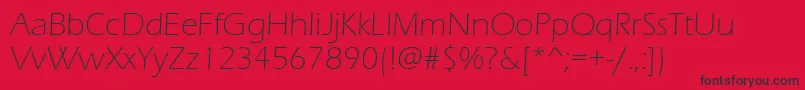 Eraslght Font – Black Fonts on Red Background