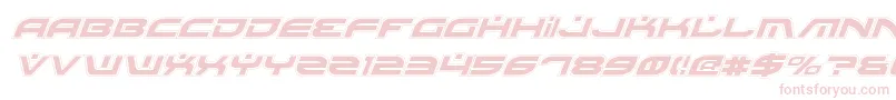 BattlefieldProItalic Font – Pink Fonts on White Background