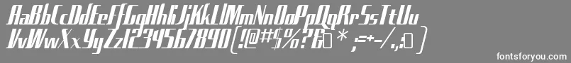 SadfilmsRegular Font – White Fonts on Gray Background