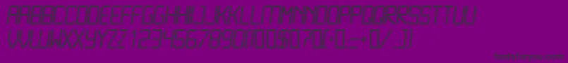 LiquidcrystalLightitalic Font – Black Fonts on Purple Background