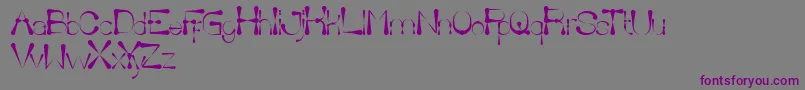 DeliciousKetchup Font – Purple Fonts on Gray Background