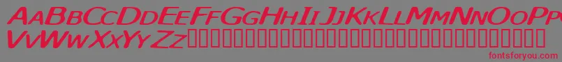 Skyskunk Font – Red Fonts on Gray Background