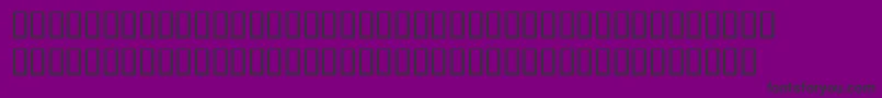 Шрифт LatinopalexptRomansh – чёрные шрифты на фиолетовом фоне